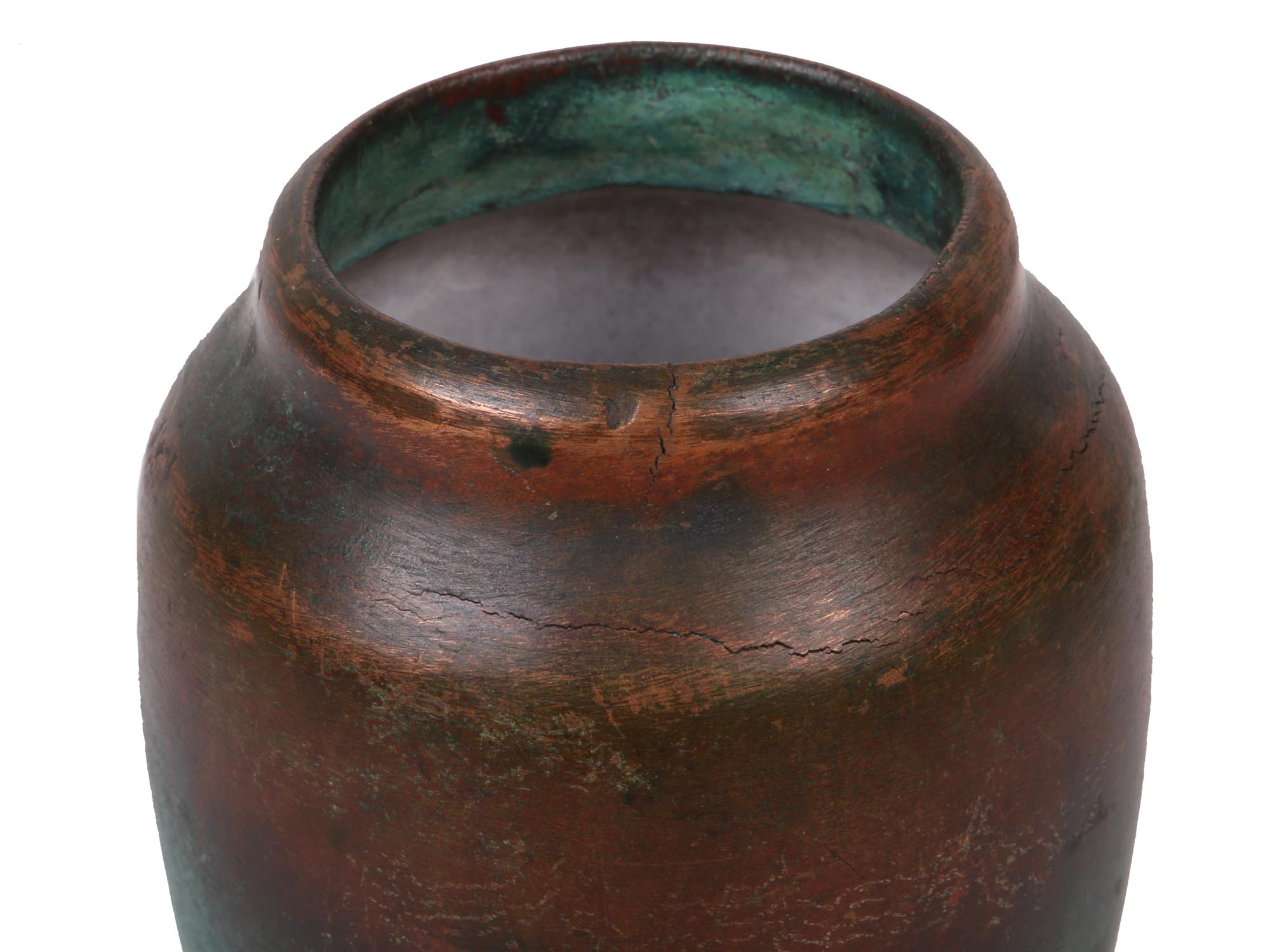 CHARLES WALTER CLEWELL COPPER CLAD POTTERY VASE PIC-5